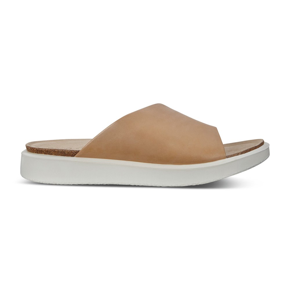 Sandalias Mujer - ECCO Corksphere Slip-On - Beige - SDV416230